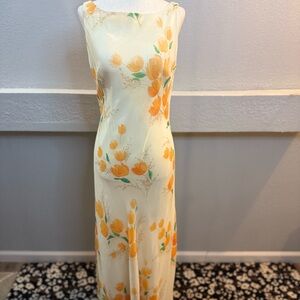 Vintage 90s Caché Tulip Sleeveless Dress